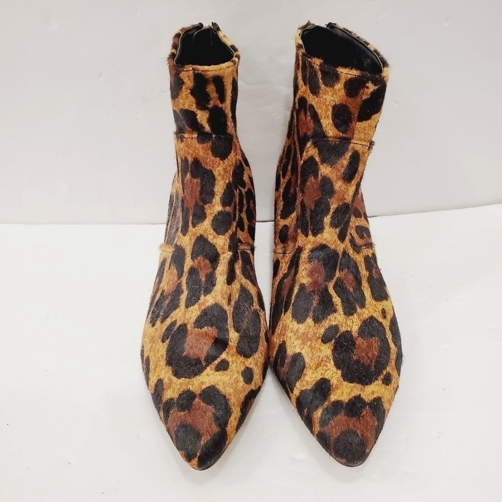 NWD Karl Lagerfeld Maude Leopard Print Ankle Bootie - Picture 3 of 7